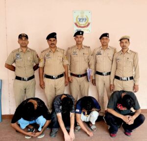 4.96 ग्राम चिट्टा के साथ चार युवक गिरफ्तार (Arrest)